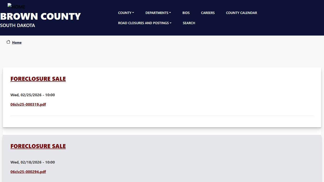 Sheriff's Department | Brown County